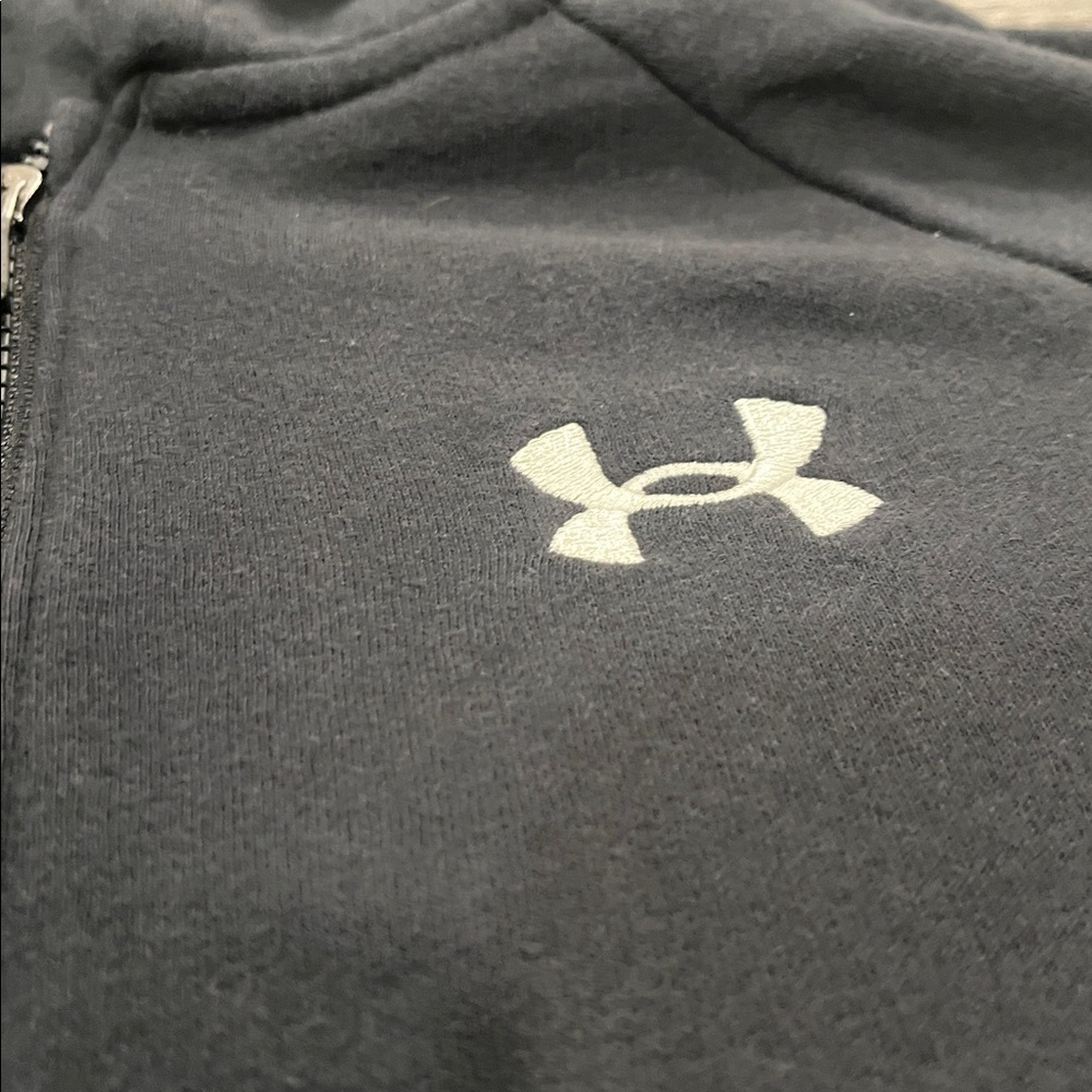 Under Armour Kids Black Zip-Up Hoodie - Picture 3 of 5